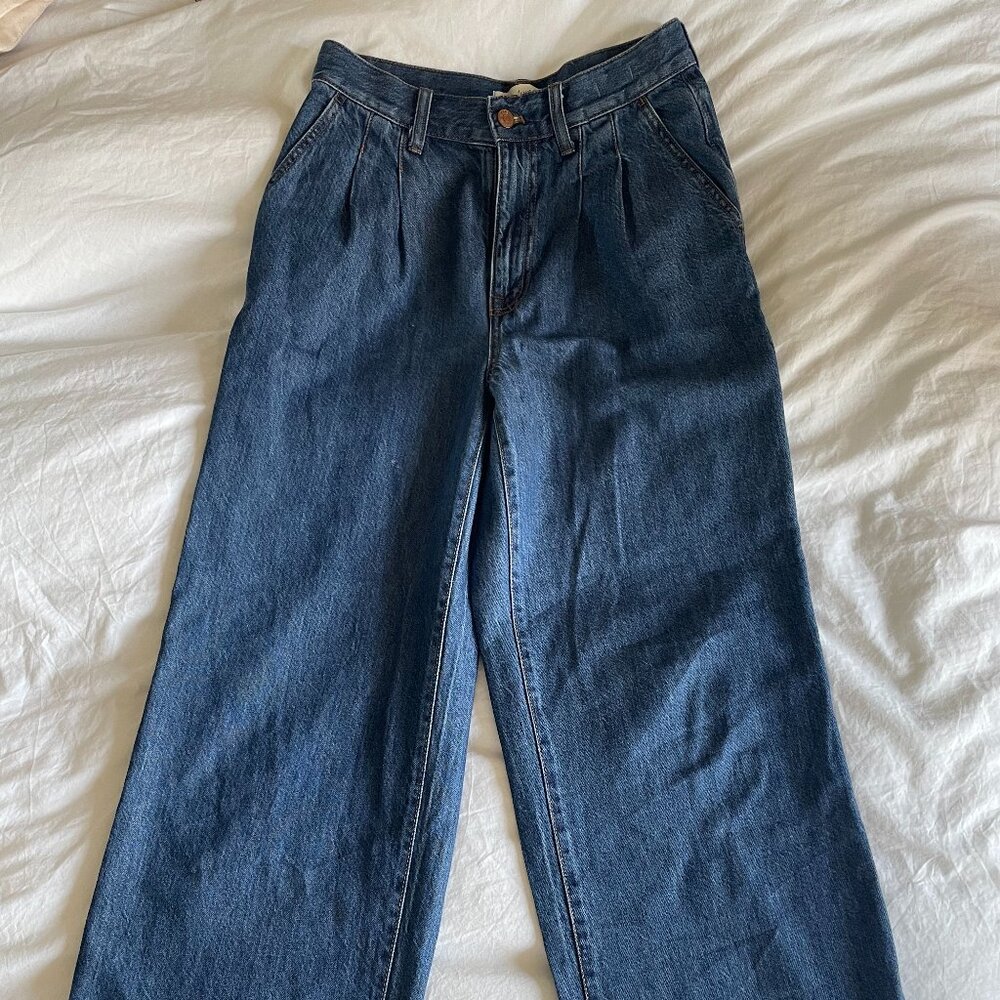 The Harlow Wide-Leg Jean in Fairson Wash